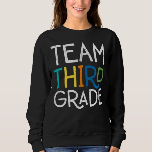 Team Third Grade Class Back To School Trui (Voorkant)