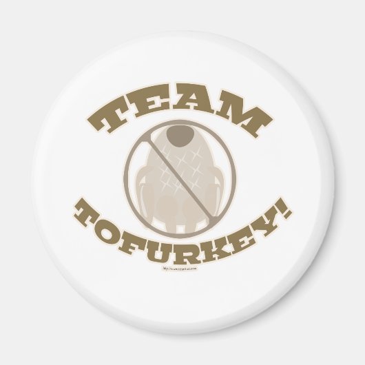 Team Tofurkey Magneet (Voorkant)