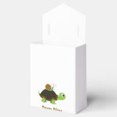 Team Trage Cute Cartoon Turtle and Snail Bedankdoosjes (Geopend)