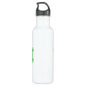 Team Transplant Sport Groen Lint Waterfles (Achterkant)