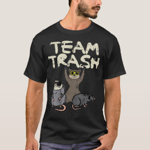 Team Trash Opossum Raccoon Possum Street Cat Manne T-shirt