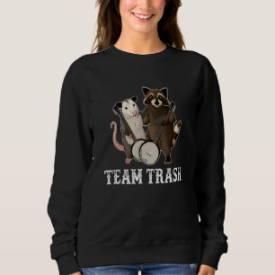 Team Trash Opossum Raccoon Rat Animals Garbage Gan Trui