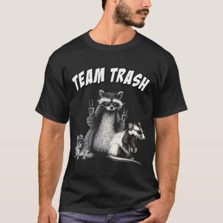 Team Trash Raccoon Opossum en Rat T-shirt