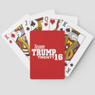 Team Trump for President 2016 Pokerkaarten