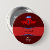 Team Trump Republikein Ronde Button 7,6 Cm (Voorkant /achterkant)