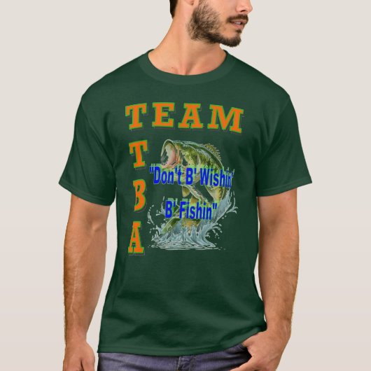 Team TTBA Mannen Basic Dark T-Shirt (Voorkant)