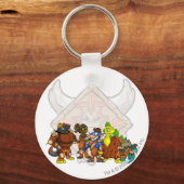 Team Tyrannia Group Sleutelhanger (Voorkant)