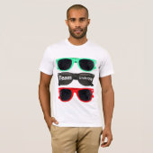 Team Underdog sunglass t-shirt - Wit (Voorkant volledig)