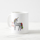 Team Unicorn Rainbow Koffiemok (Voorkant links)