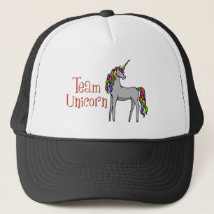 Team Unicorn Rainbow Trucker Pet