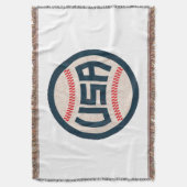 Team USA Honkbal Deken (Voorkant Verticaal)