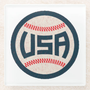Team USA Honkbal Glazen Onderzetter