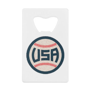 Team USA Honkbal Kredietkaart Flessenopener