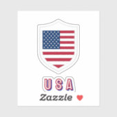 Team USA Soccer support Sticker (Vel)