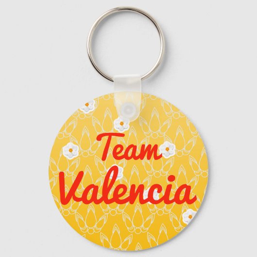 Team Valencia Sleutelhanger (Voorkant)