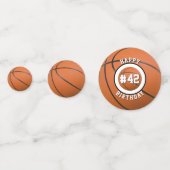 Team van Basketball Confetti (Achterkanten)