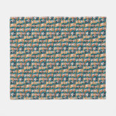 Team van leuke honden fleece deken (Voorkant (Horizontaal))