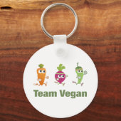 Team Vegan Sleutelhanger (Voorkant)