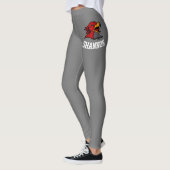 Team & ventilatorgrijs/wit/rood mascot leggings (Links)