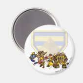 Team Verloren woestijngroep Magneet (Voorkant / Achterkant)