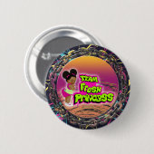 team verse prinses ronde button 5,7 cm (Voorkant /achterkant)