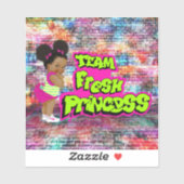 team verse prinses sticker (Vel)