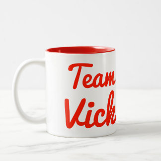 Team Vick Tweekleurige Koffiemok