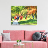 Team volgen canvas afdruk (Insitu (Woonkamer))