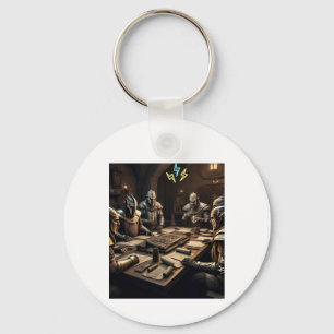Team voor succes Sticker Sleutelhanger
