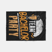 Team vrijgezellenfeest Bruid Bruidegom _1  Fleece Deken (Voorkant (Horizontaal))