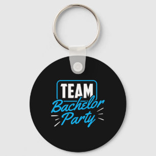 Team vrijgezellenfeest bruid bruidegom 1 sleutelhanger