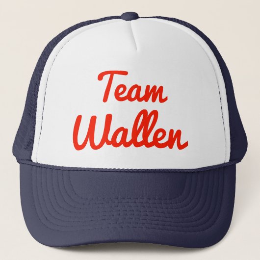 Team Wallen Trucker Pet (Voorkant)