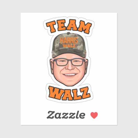Team Walz Sticker (Vel)
