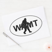 Team WAMT Squatch Logo Sticker (Envelop)