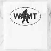 Team WAMT Squatch Logo Sticker (Tas)