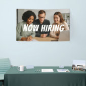  team werkt samen met het inhuren van banner (Beurs)