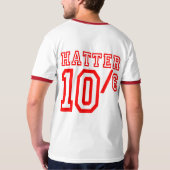 Team Wonderland: Mad Hatter (rood) T-shirt (Achterkant)