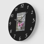 Team Work Wall Clock Grote Klok (Hoek)