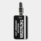 Team Wrestling Gear Bag Bagagelabel (Voorkant verticaal)