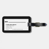 Team Wrestling Gear Bag Bagagelabel (Achterkant horizontaal)