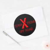 Team Xtreme Ronde Sticker (Envelop)