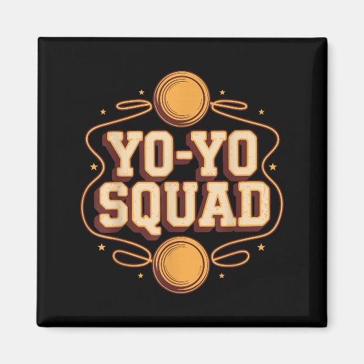 Team Yoyo Player Squad Yo-yo Magneet (Voorkant)
