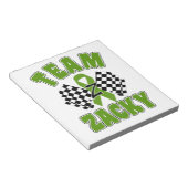 Team Zacky Notitieblok (Schuin)