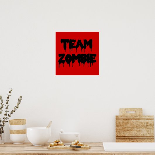 Team Zombie Poster (Keuken)