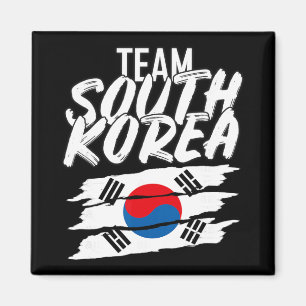 Team Zuid-Korea Voetbal Koreaanse Sport T-shirt Magneet