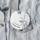 #TeamAmber Supporter Pin Ronde Button 4,0 Cm (In situ)