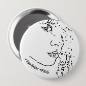 #TeamAmber Supporter Pin Ronde Button 4,0 Cm (Voorkant /achterkant)