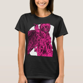 #Teamb3ar - slagveld Beer Roze T-shirt