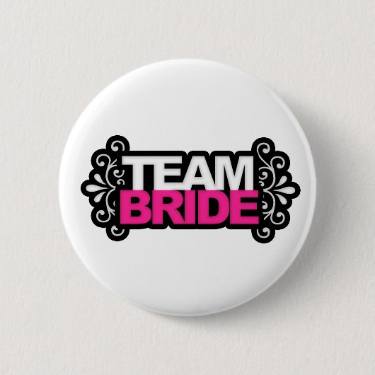 teambride3 ronde button 5,7 cm (Voorkant)