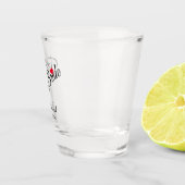 teambruid | Gepersonaliseerde bruidsmeisje bruilof Shot Glas (Rechts)